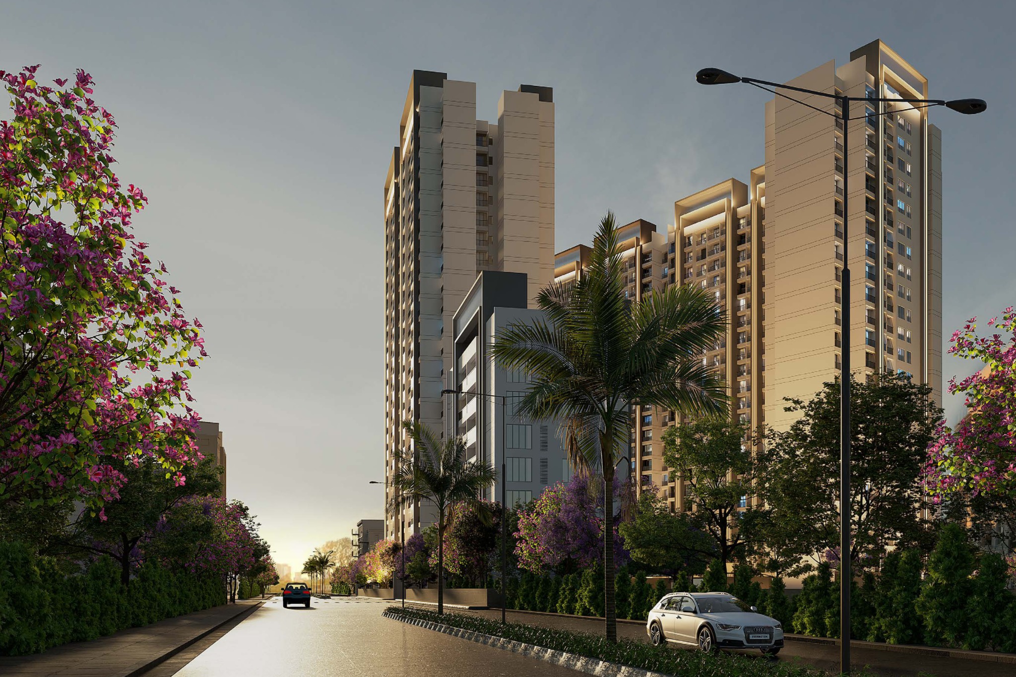 The Aura avenue — project brochure visualisation